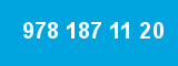 978 187 11 20